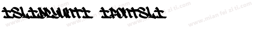 islideyunti ifontsli字体转换